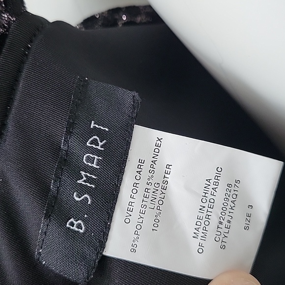 B. Smart Little Black Dress Womans Sz. 3 NWT - Picture 7 of 8